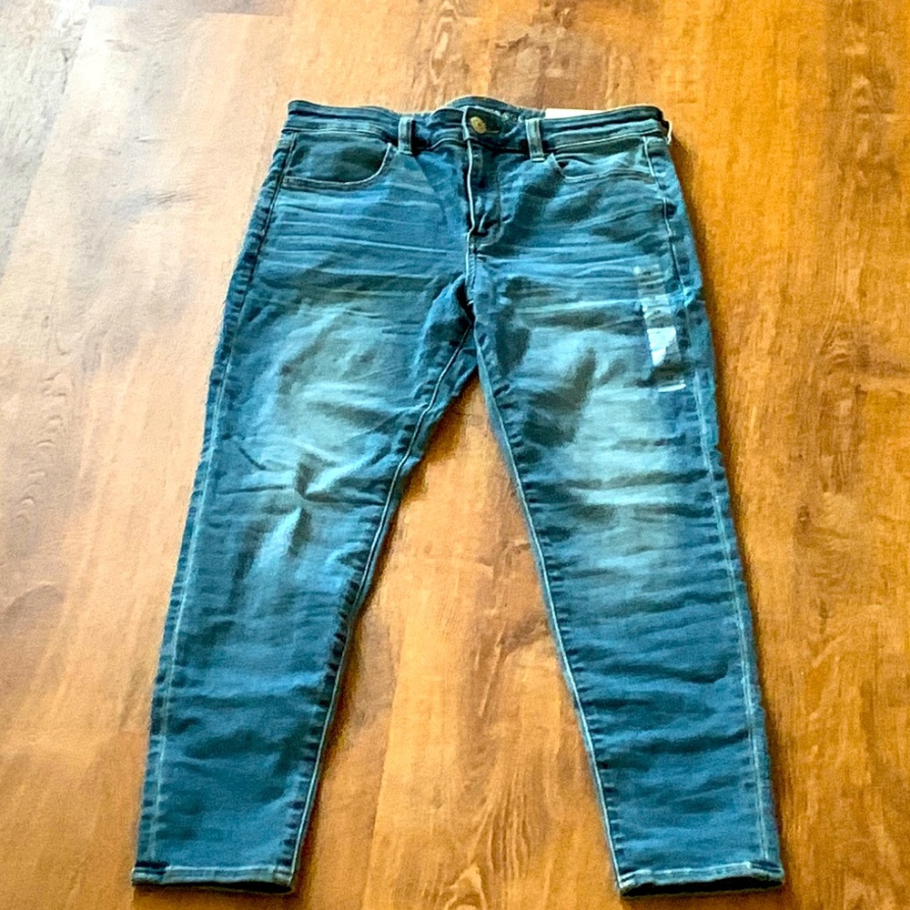 Fresh bright 12 regular hi-rise American Eagle Jeggings NWT